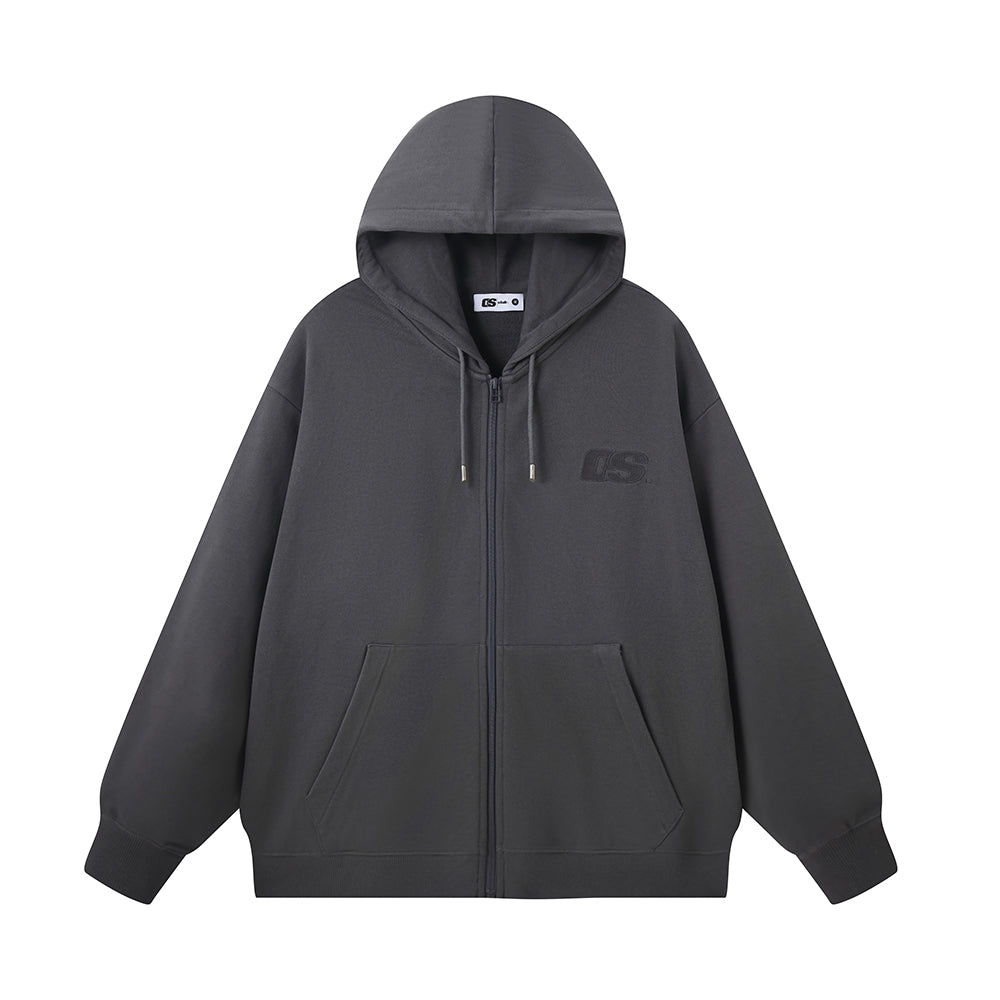 OS Basics Zip Hoodie - Gray