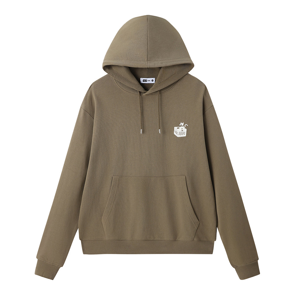 OS Club Bodega Cat Hoodie - Sand
