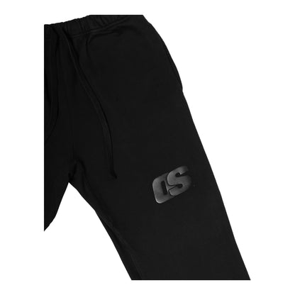 Solid Sweatpants  - Black