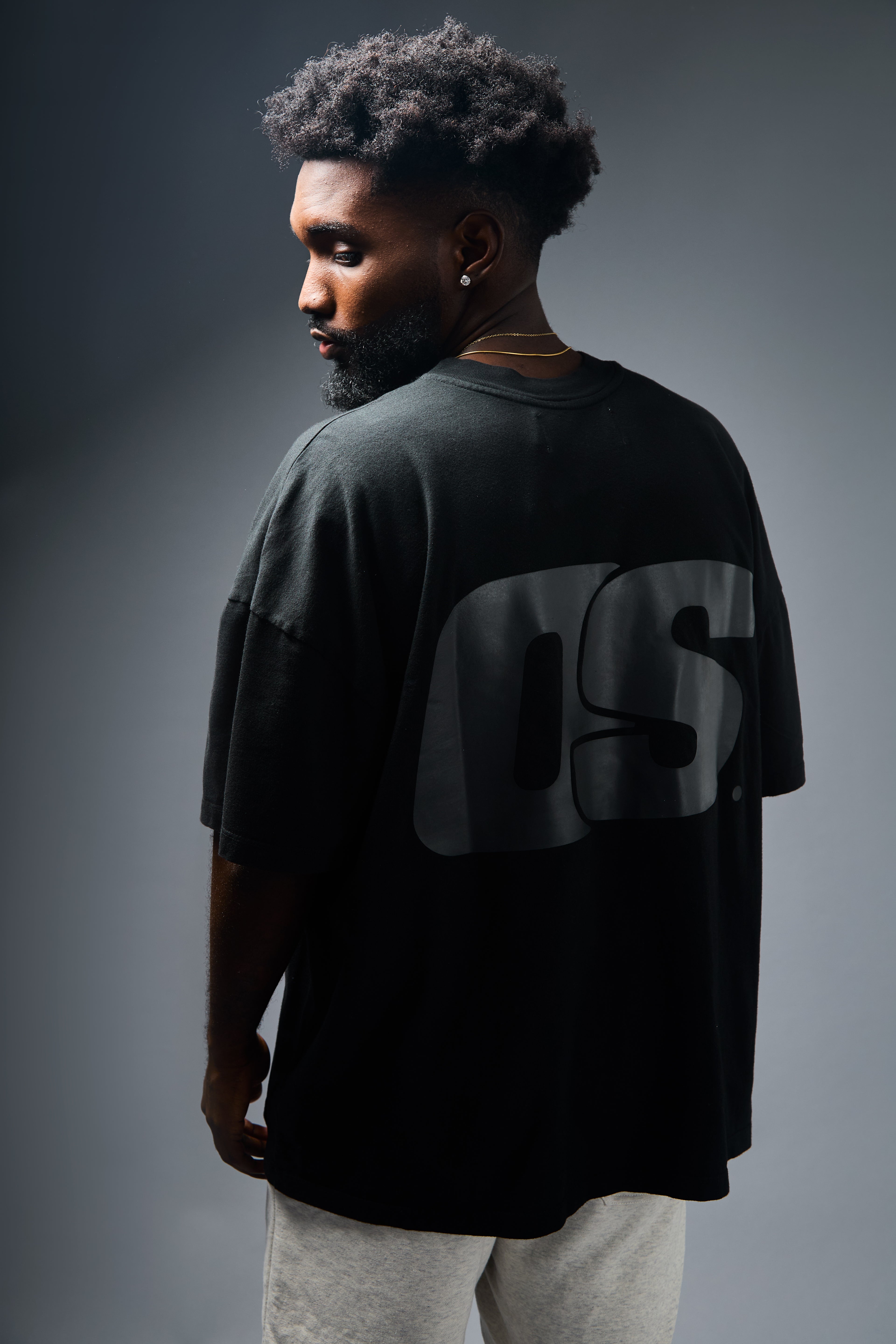 Solid T-Shirt - Black