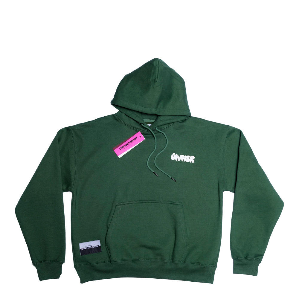 Motion Blur Skelly Hoodie - Green