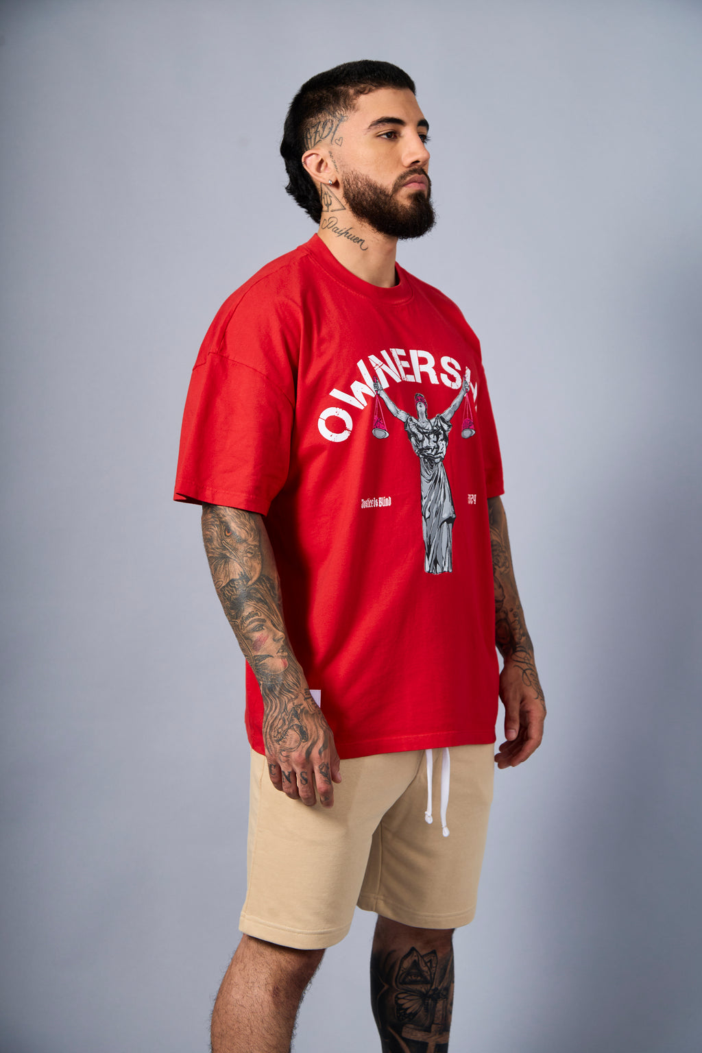 Heavy Heart & Brain T-Shirt - Red