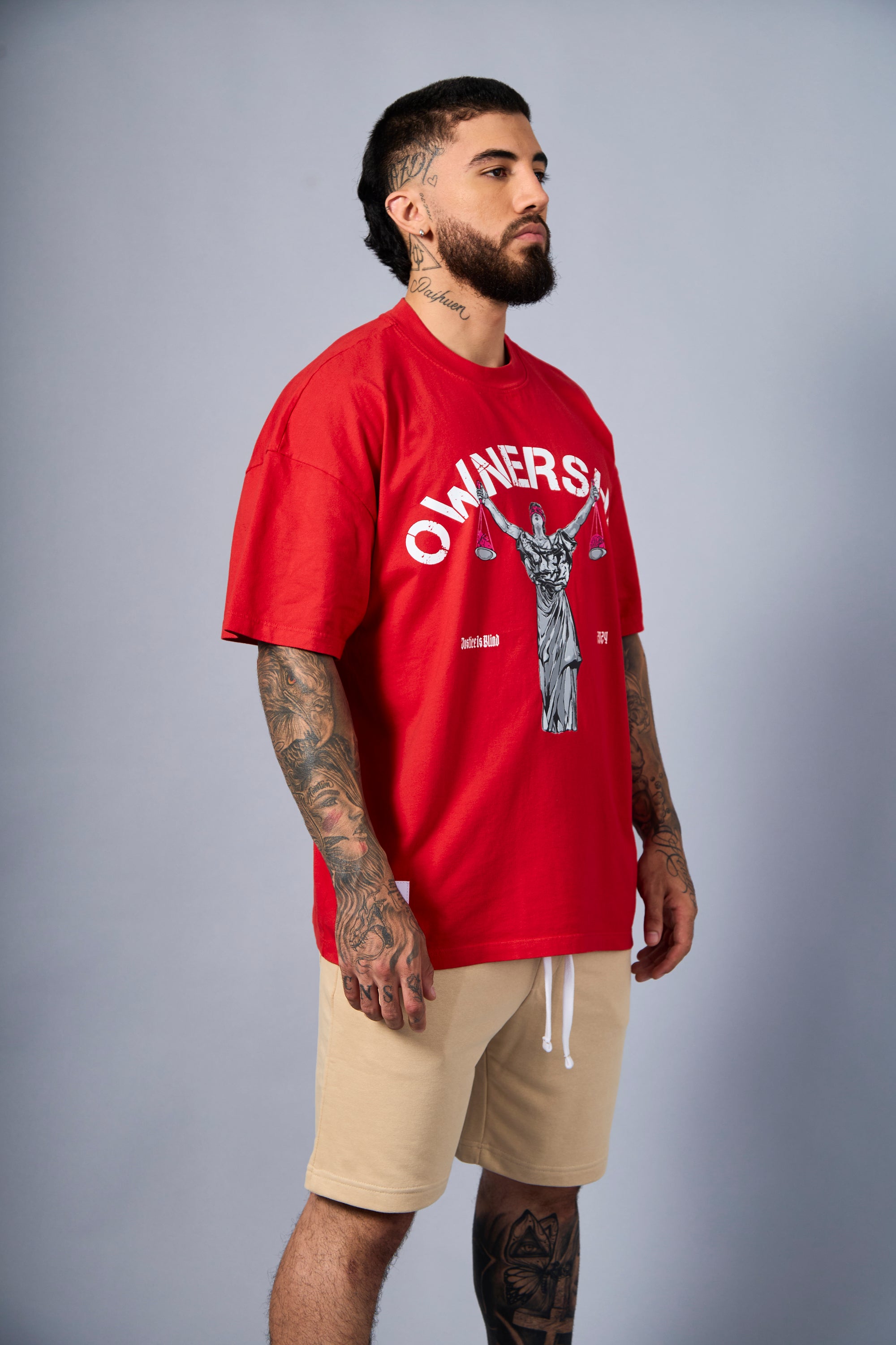 Heavy Heart & Brain T-Shirt - Red