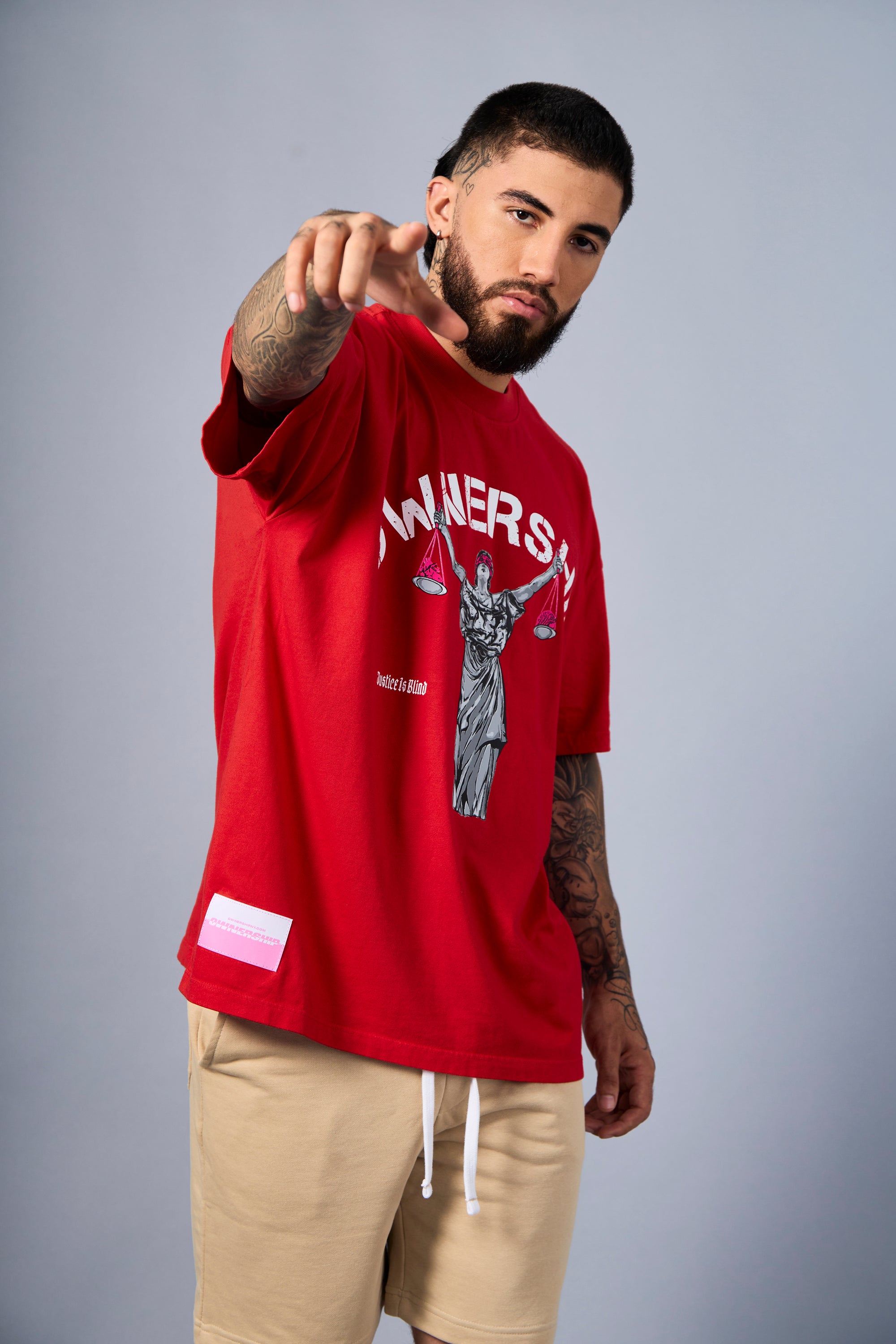 Heavy Heart & Brain T-Shirt - Red