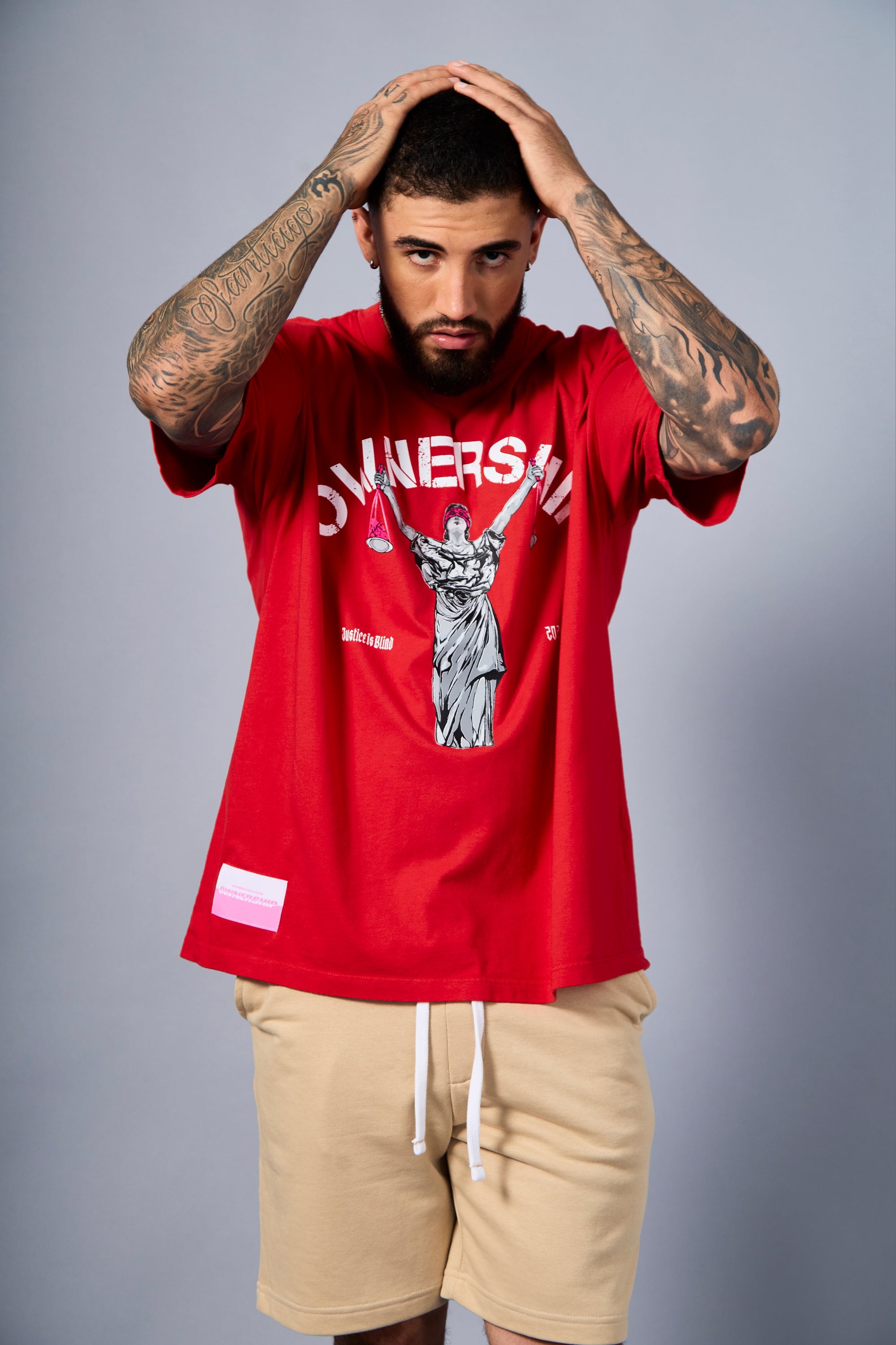Heavy Heart & Brain T-Shirt - Red