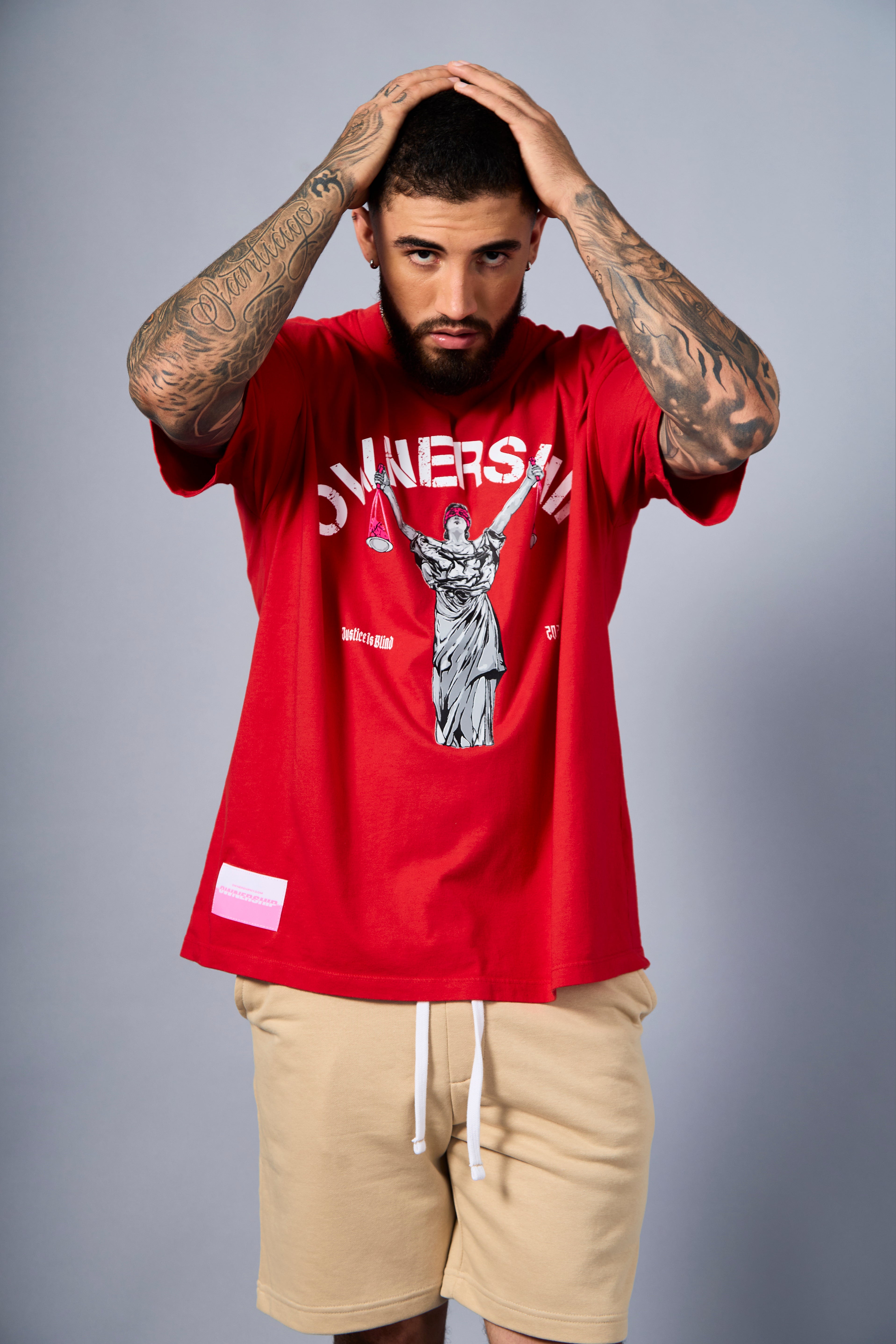 Heavy Heart & Brain T-Shirt - Red