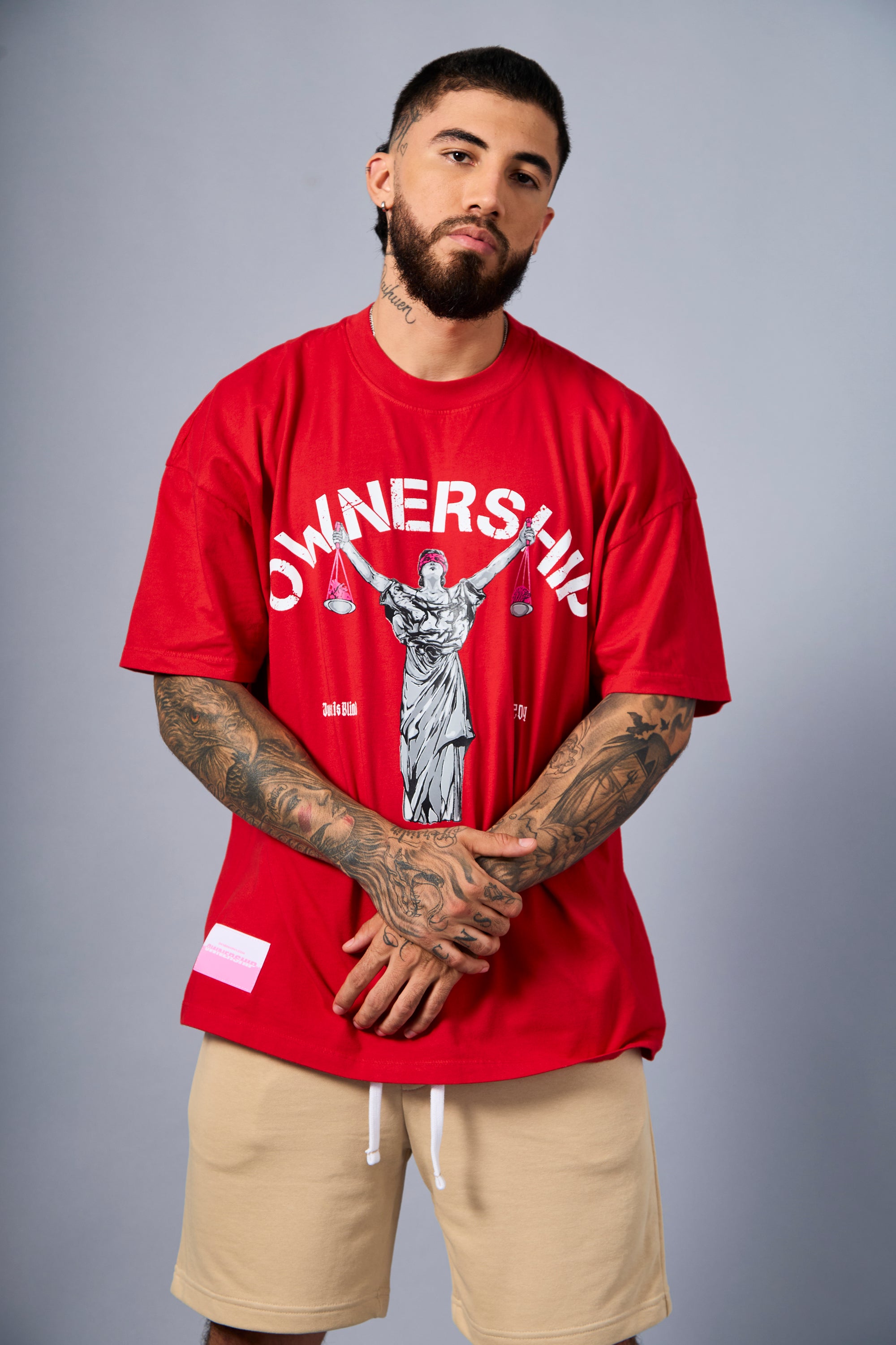 Heavy Heart & Brain T-Shirt - Red