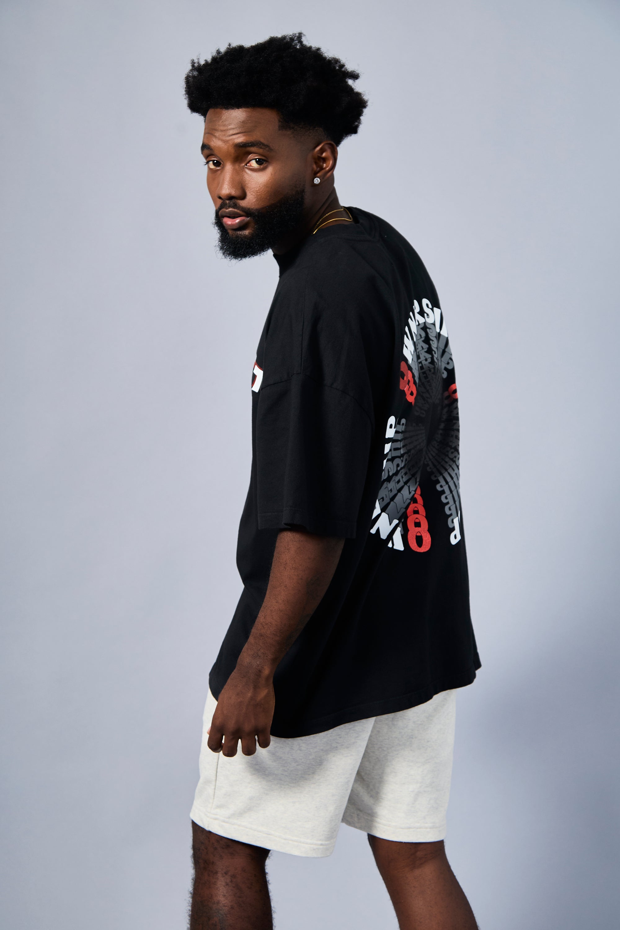 Roulette T-Shirt - Black & Red