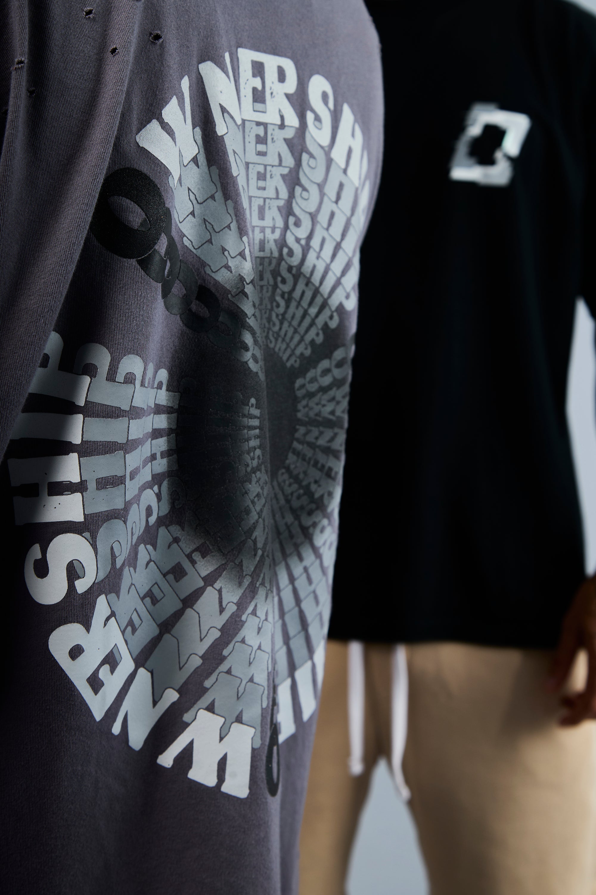 Roulette T-Shirt - Black & Gray