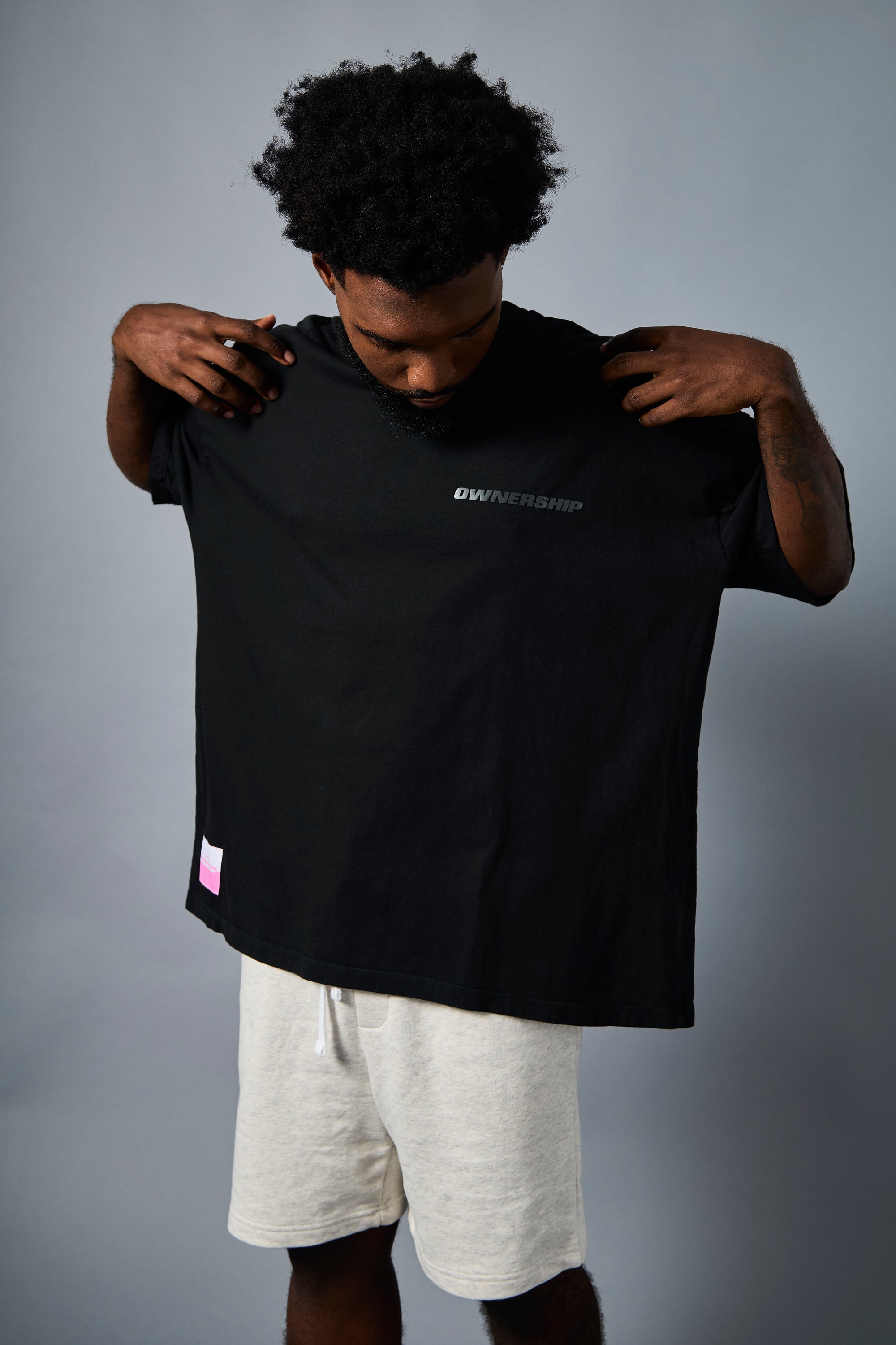Solid T-Shirt - Black