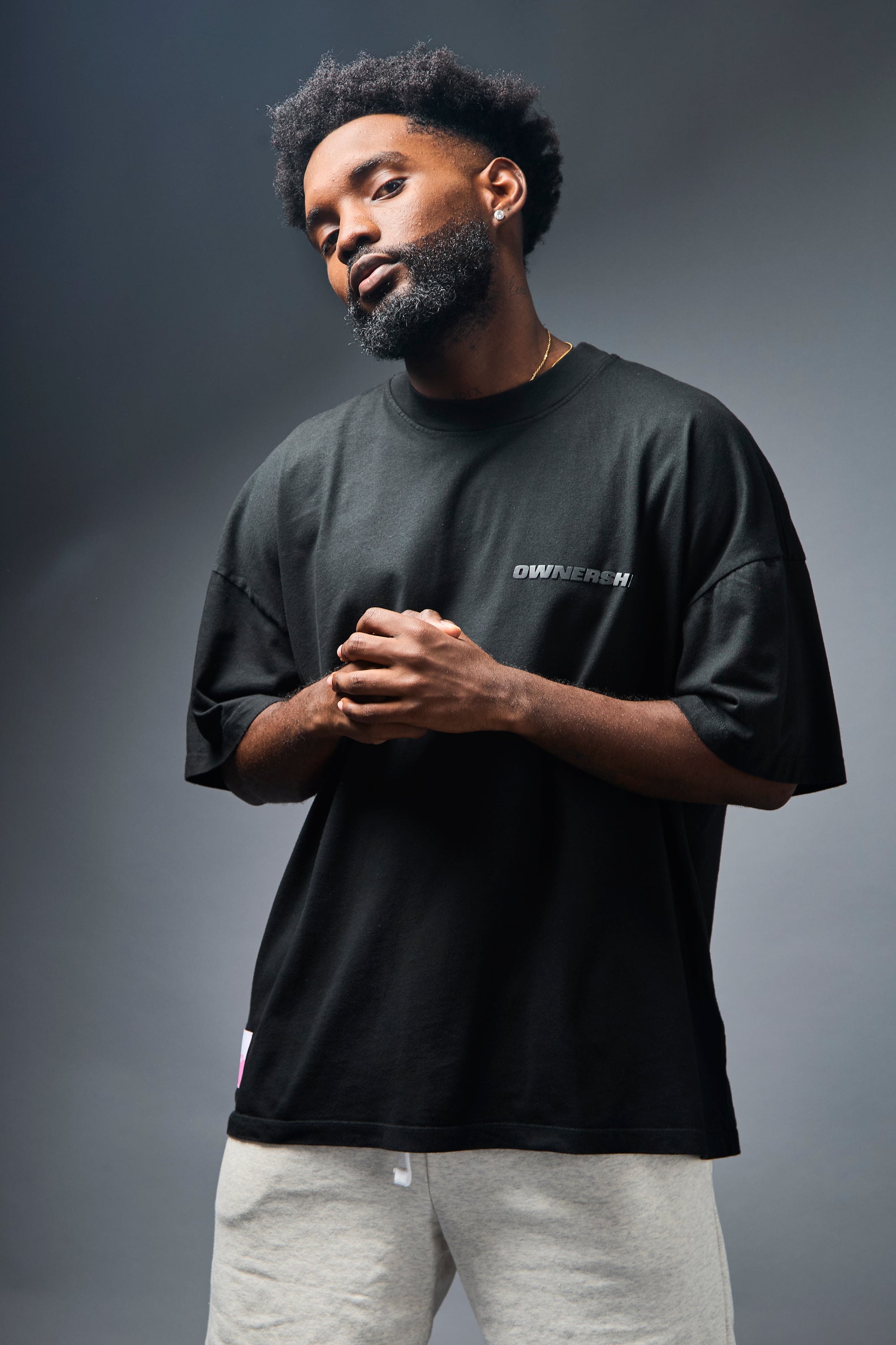 Solid T-Shirt - Black