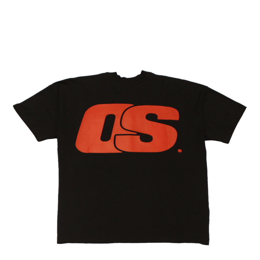 Solid T-Shirt - Black & Red