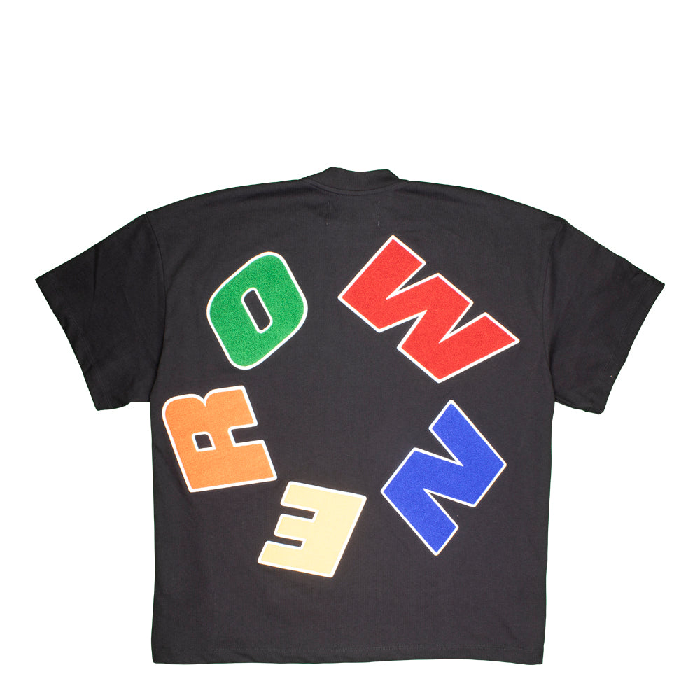 OS Chenille T-Shirt - Black