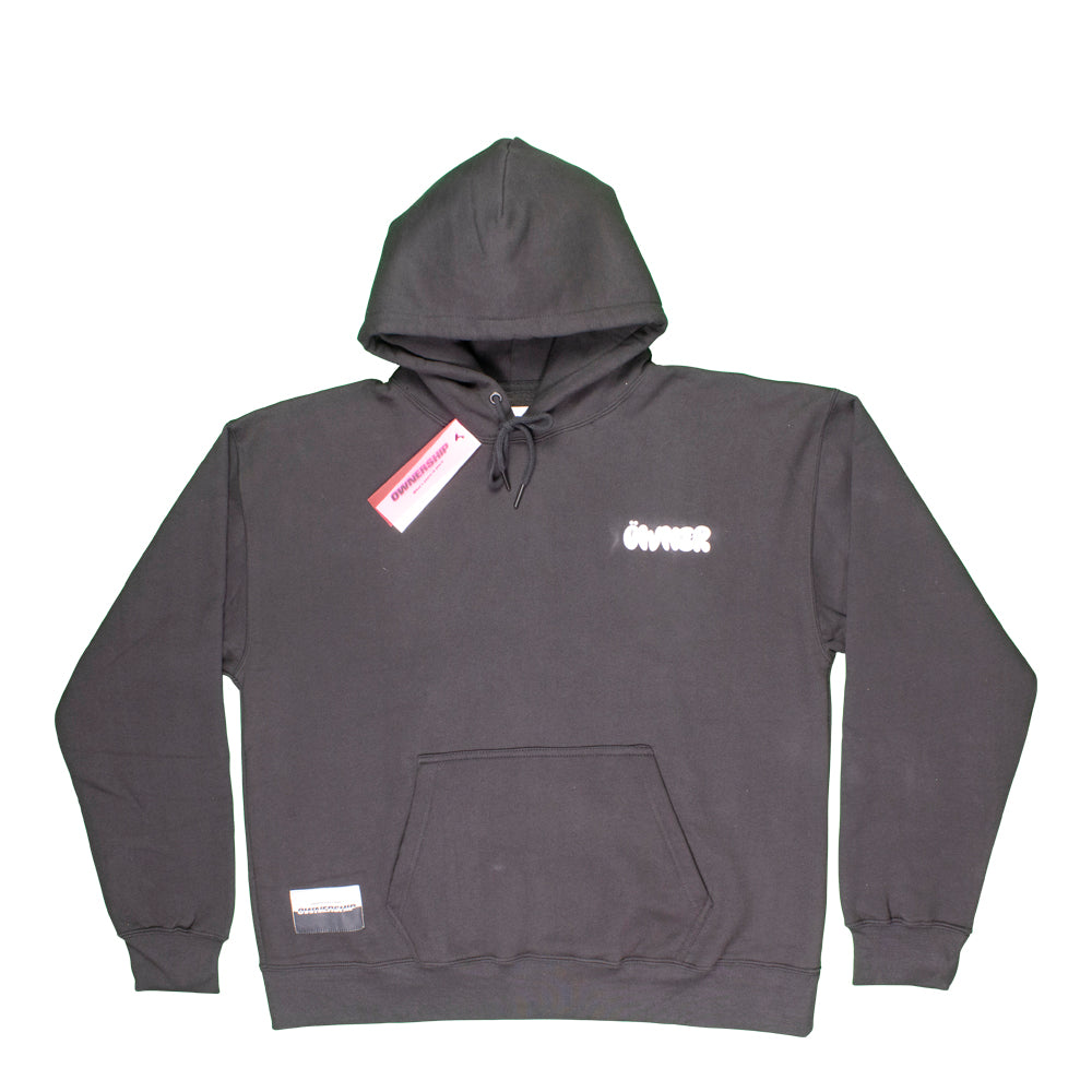 Motion Blur Skelly Hoodie - Black & Pink