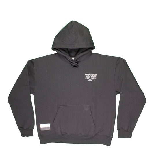 OS Cartoon Hoodie - Black & Gray