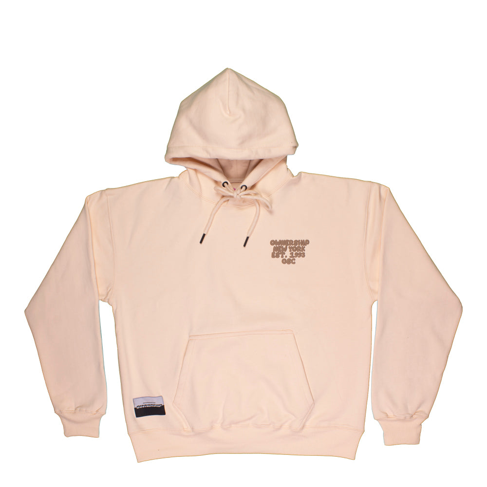 OS Cartoon Hoodie - Peach