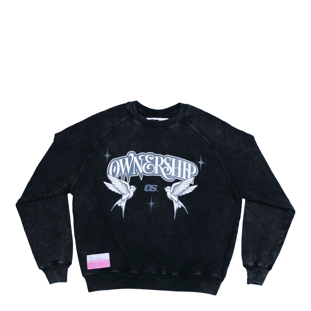 OS Twin Birds Crewneck- Vintage