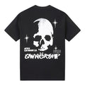 Ownership Skull Star T-Shirt - Black & White