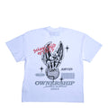 Gargoyle T-shirt- White & Red