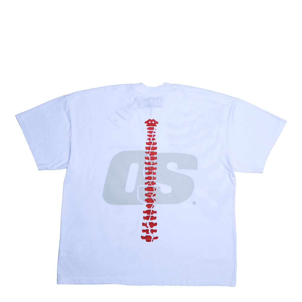 Skelly T-Shirt - White & Red